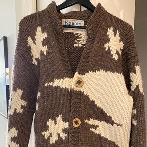 Kanata wool cardigan sweater